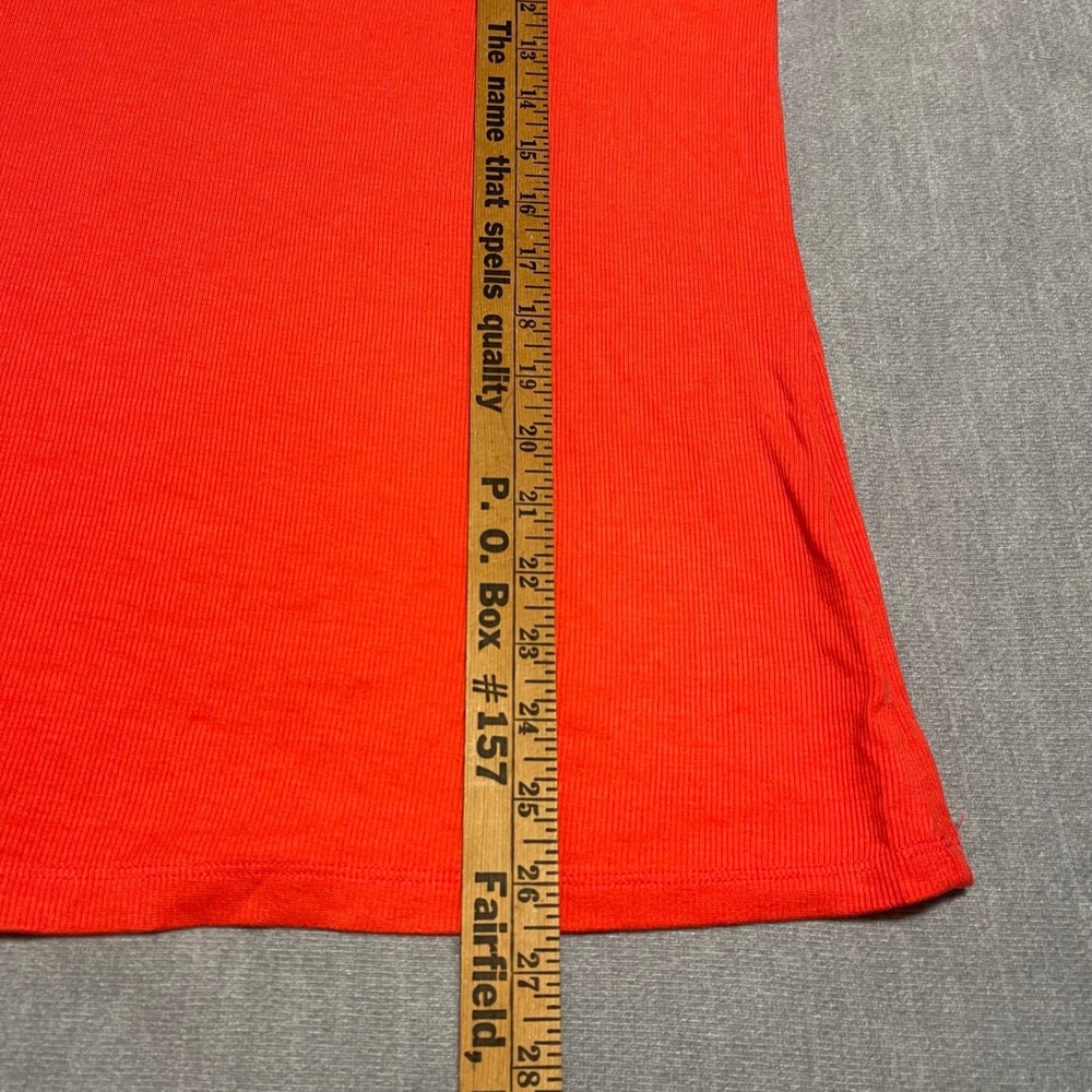 AVA &‎ VIV Women's 2X Coral Ribbed Knit Short Sleeve Collared Top Shirt Casual - Picture 7 of 8